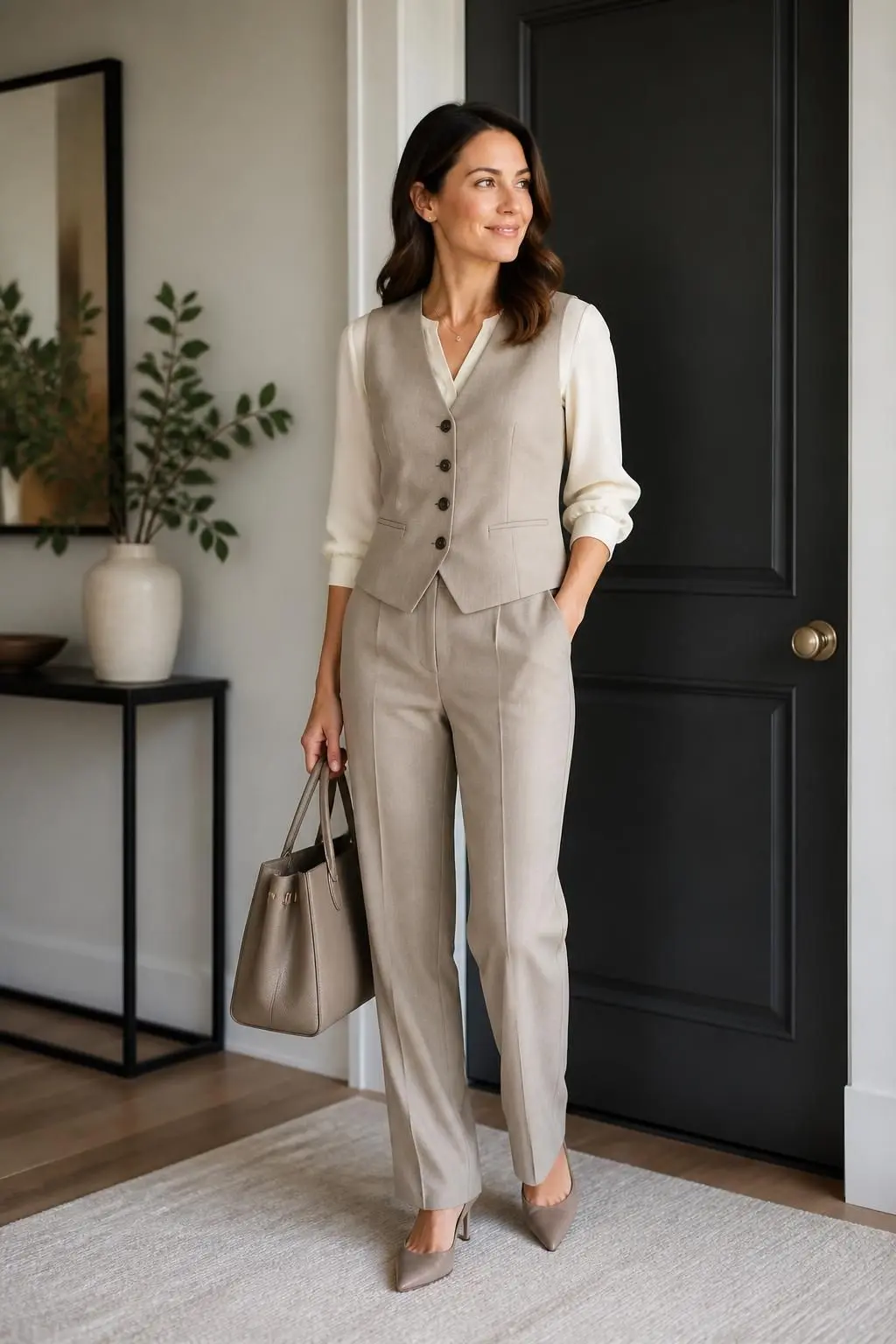 20 Capsule Wardrobe Outfits for Working Moms Who Have No Time to Shop 14 capsule wardrobe outfits for working moms 821