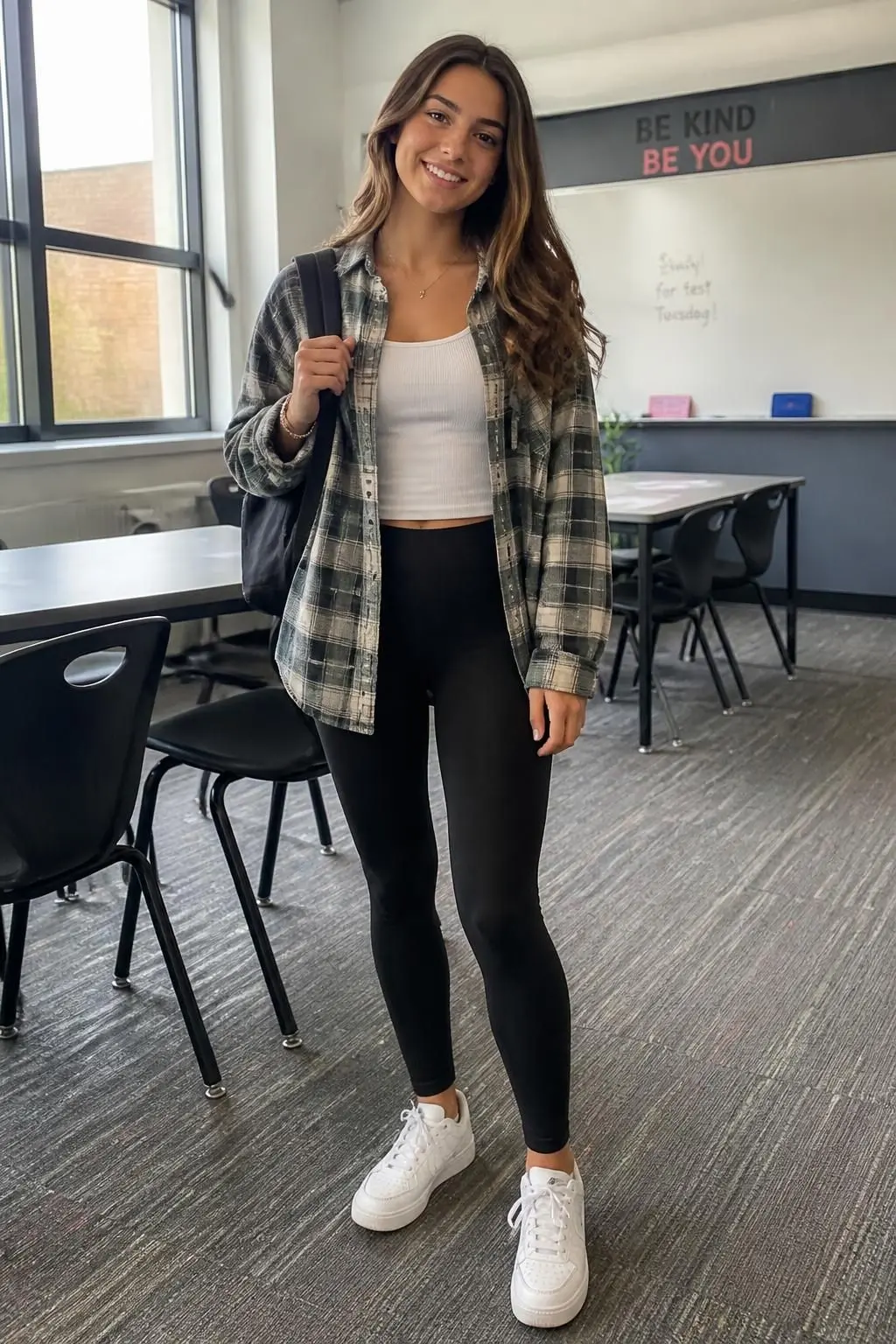 12 Cute Casual Outfit Ideas for School That Are Easy to Recreate 8 cute casual outfit ideas for school 2988