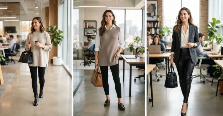 Are Leggings Business Casual? How to Wear Leggings to Work Without Looking Too Casual 31 Are Leggings Business Casual? How to Wear Leggings to Work Without Looking Too Casual