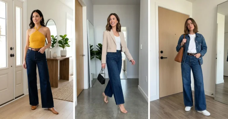 23 Wide Leg Jeans Outfits That Look Effortlessly Stylish 24 23 Wide Leg Jeans Outfits That Look Effortlessly Stylish