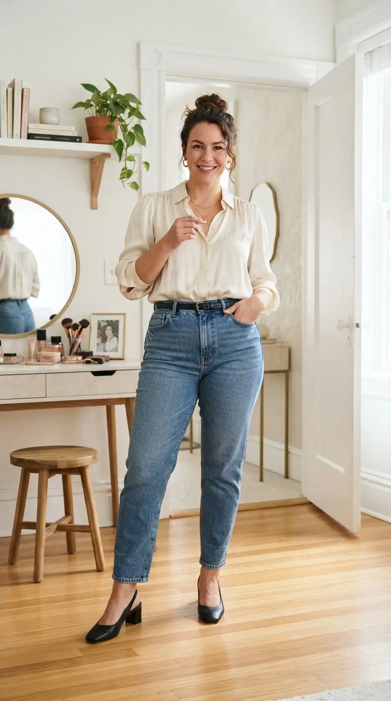 15 Best Jeans for a Pear Shape Body That Balance Every Curve 11 best jeans for a pear shape body 655