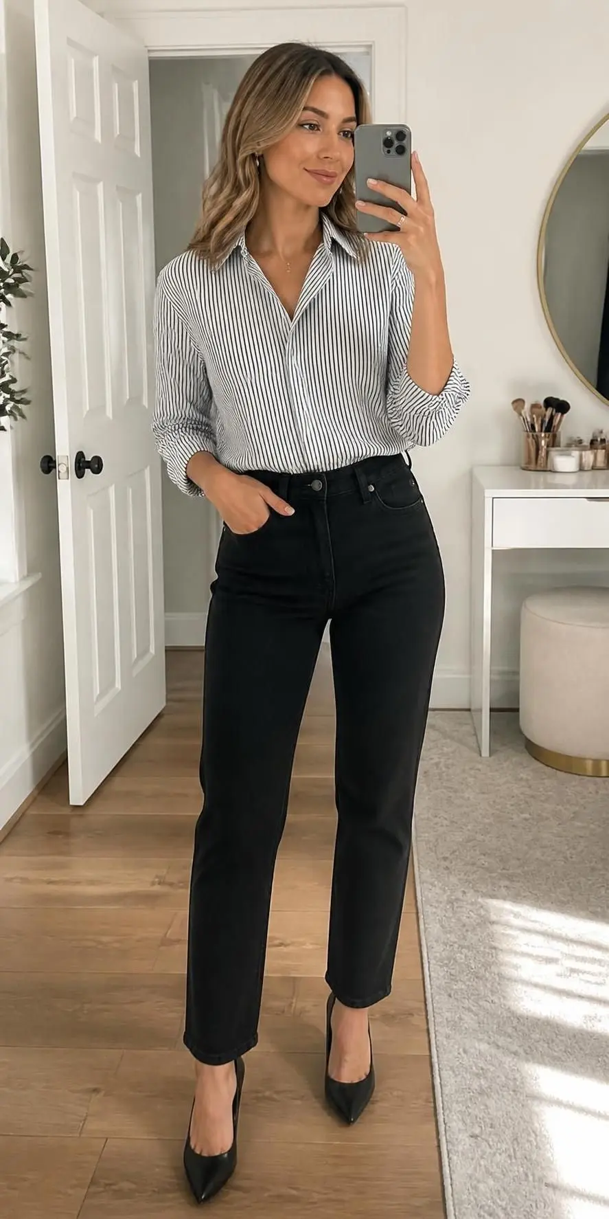 25 Black Jeans Outfit Ideas That Make Getting Dressed Feel Effortless 8 black jeans outfit ideas 1035