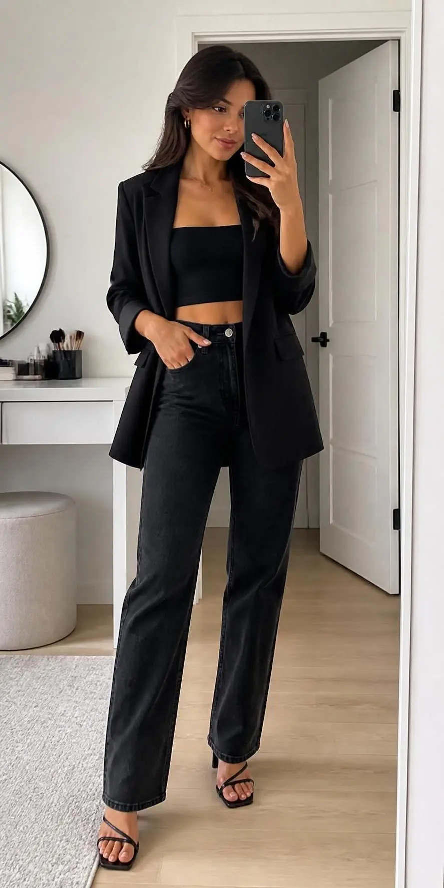 25 Black Jeans Outfit Ideas That Make Getting Dressed Feel Effortless 10 black jeans outfit ideas 1037