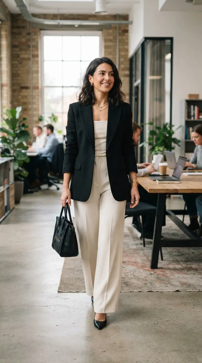 45 Business Casual Outfits for Women That Look Polished, Comfortable & Chic 36 business casual outfits 558