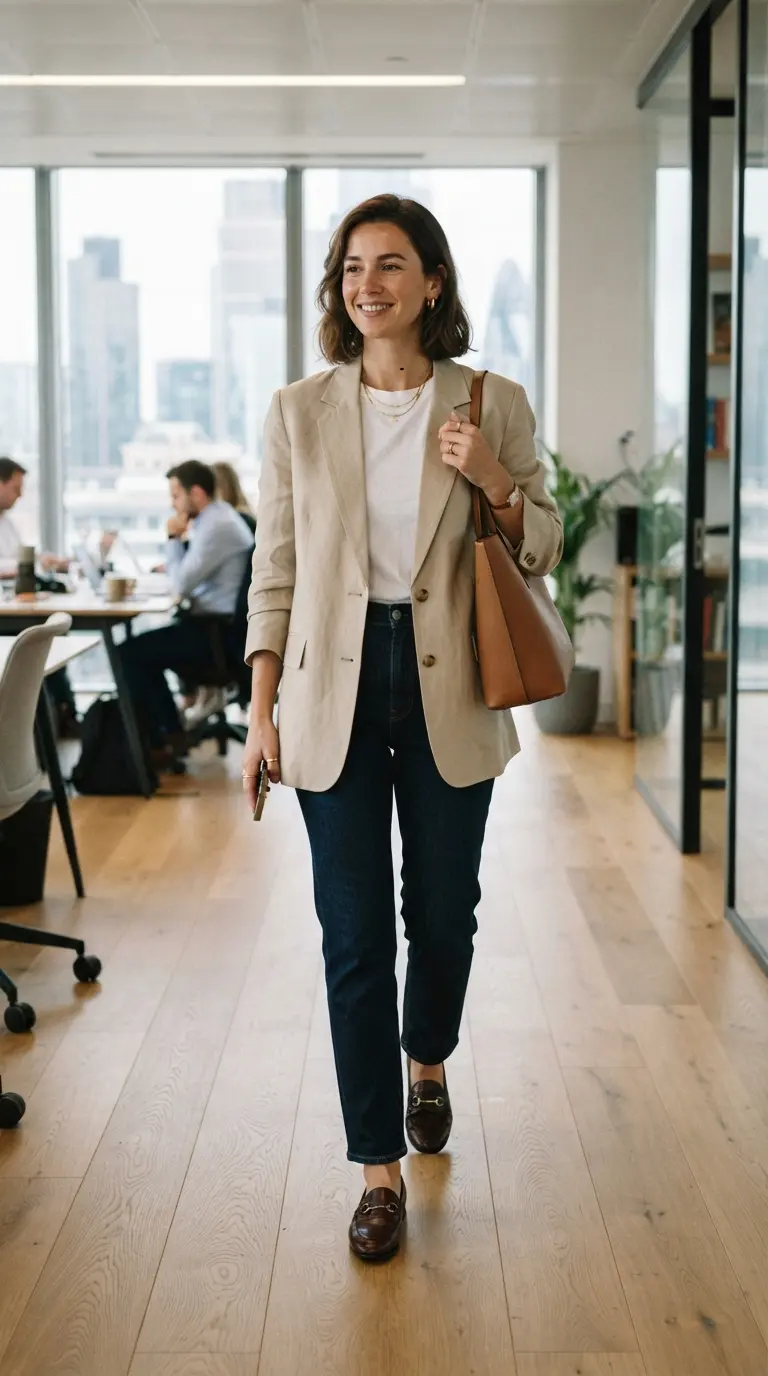 45 Business Casual Outfits for Women That Look Polished, Comfortable & Chic 43 business casual outfits 565