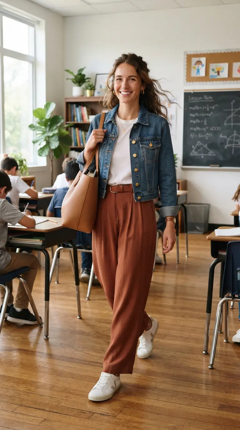 cute and professional teacher outfit 597