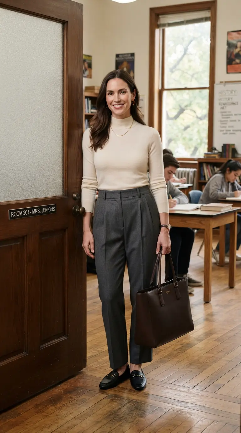 cute and professional teacher outfit 599