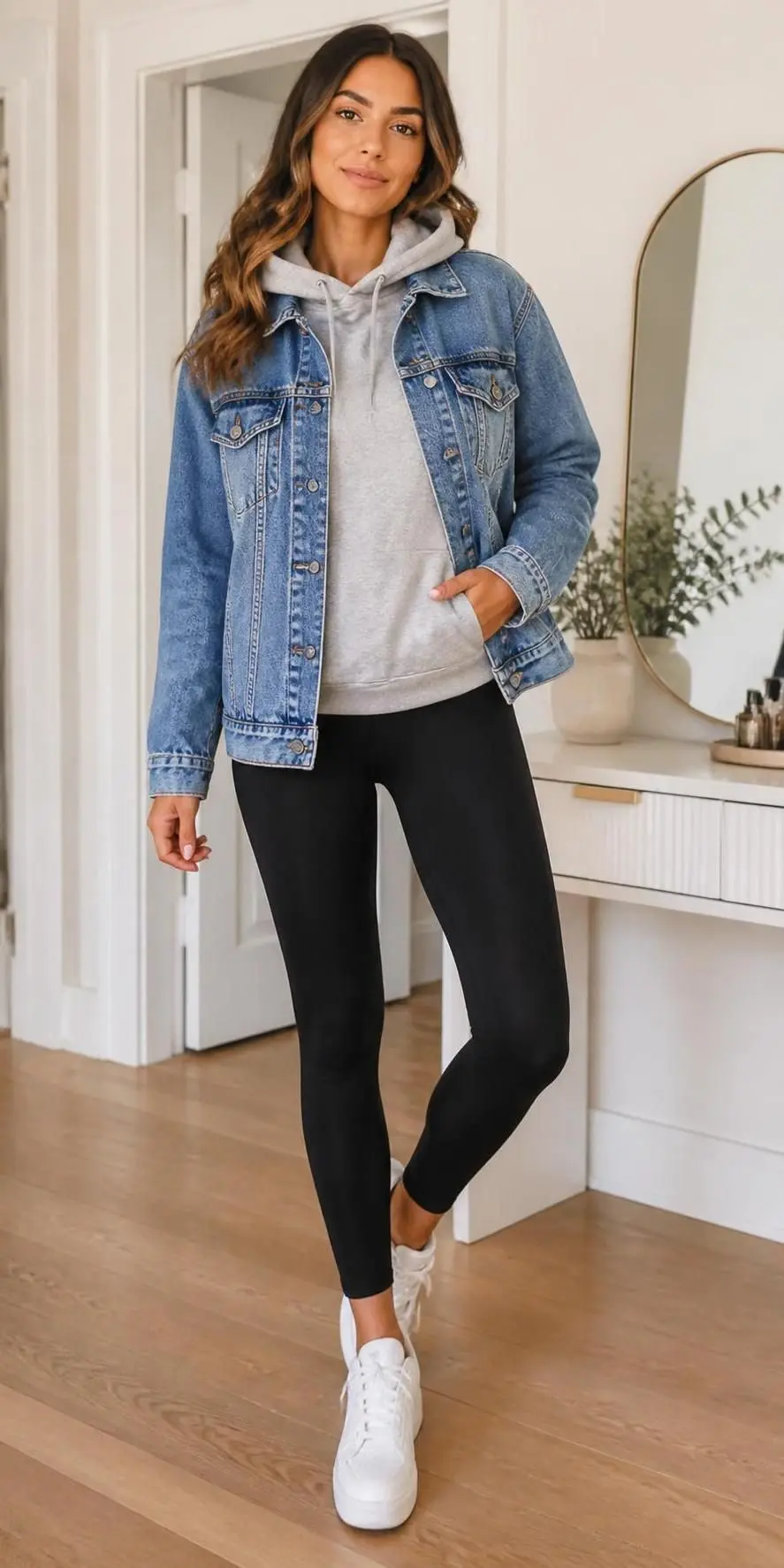 25 Denim Jacket Outfits That Work For Basically Any Mood 3 denim jacket outfits 1214