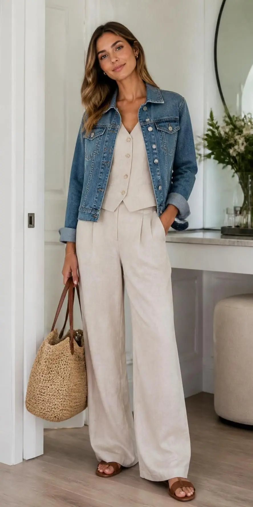 25 Denim Jacket Outfits That Work For Basically Any Mood 17 denim jacket outfits 1228