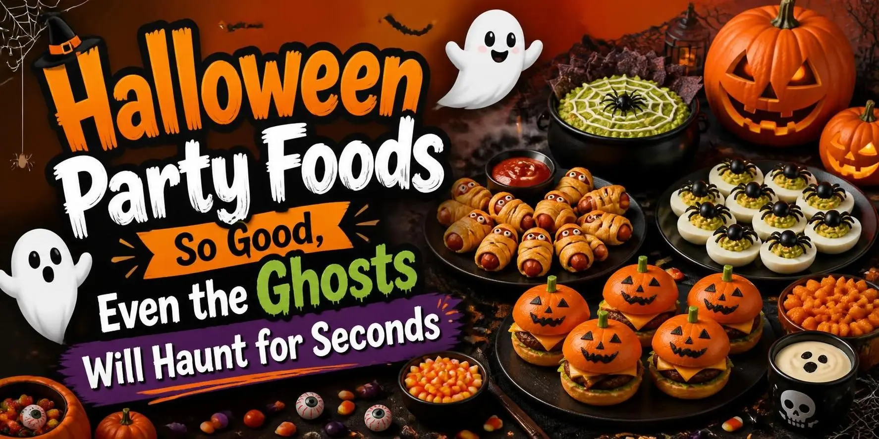20 Halloween Party Foods So Good, Even the Ghosts Will Haunt for Seconds 1 halloween party foods so good even the ghosts wil 3336