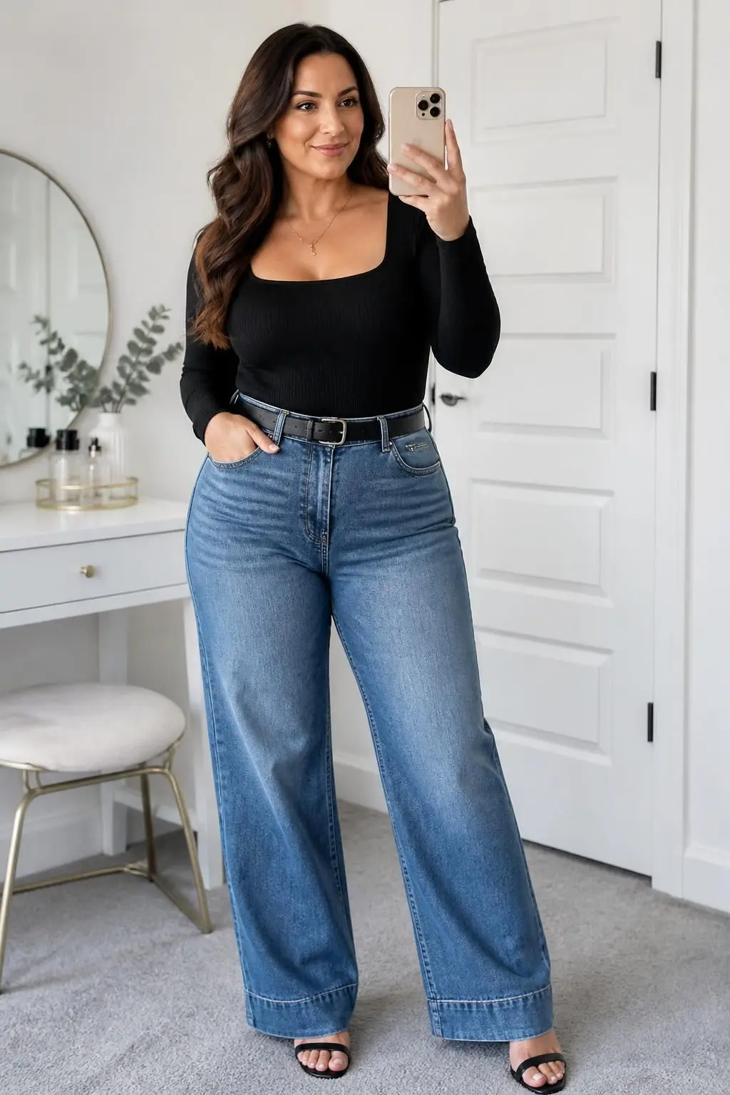 Best Jeans for Apple Shape Body: 13 Flattering Picks & Tips 2 jeans for apple shape body 770