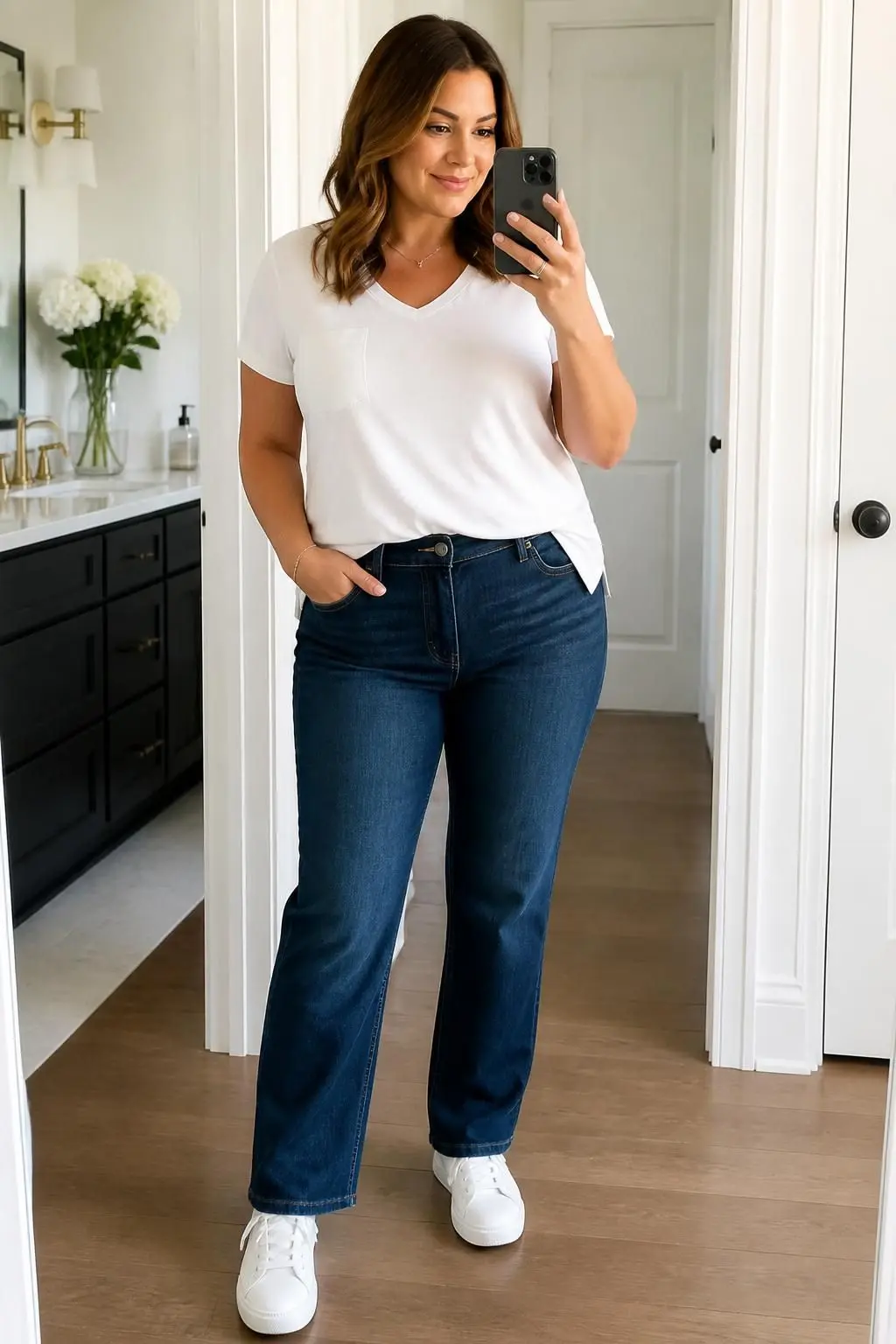 Best Jeans for Apple Shape Body: 13 Flattering Picks & Tips 3 jeans for apple shape body 771