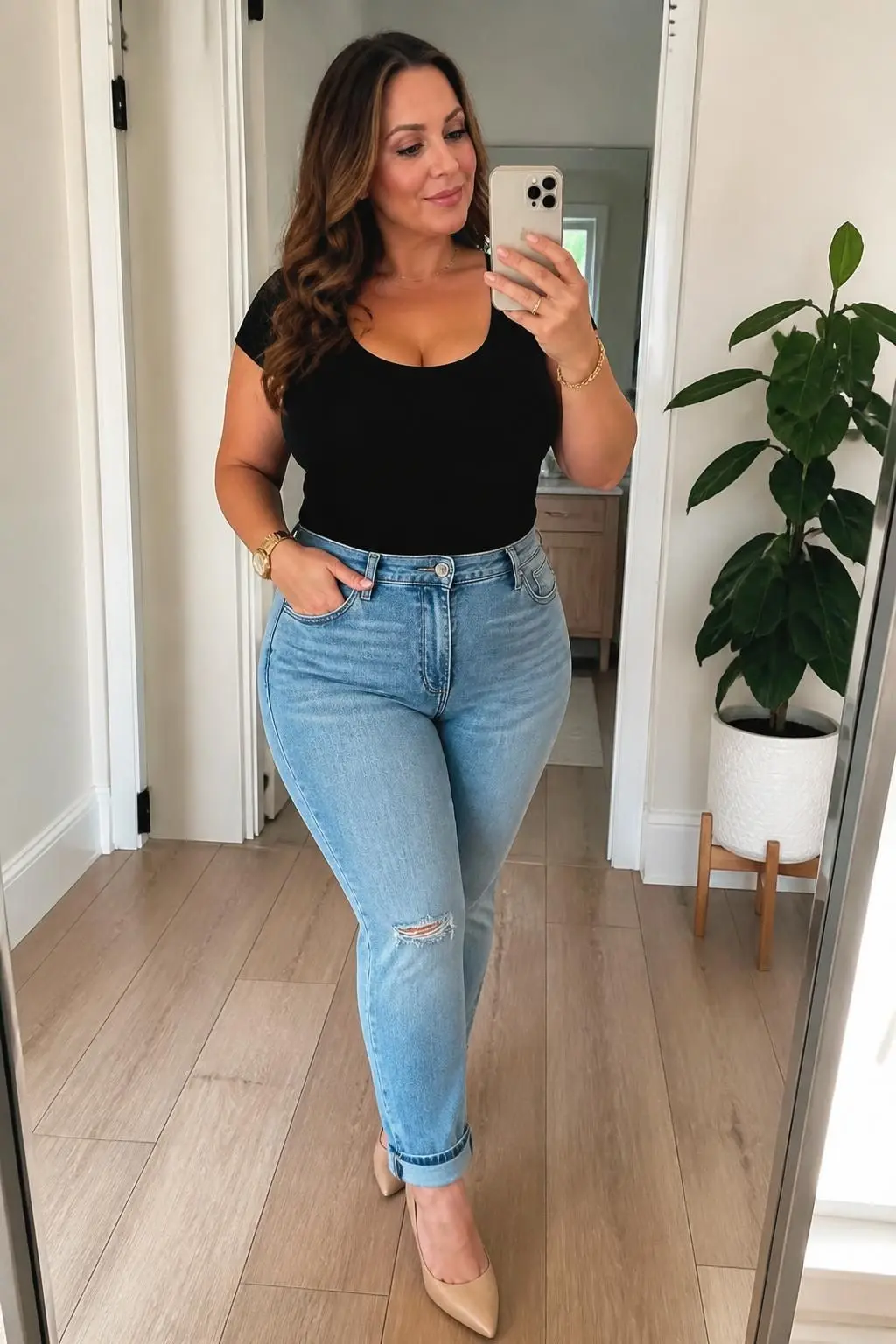 Best Jeans for Apple Shape Body: 13 Flattering Picks & Tips 10 jeans for apple shape body 778