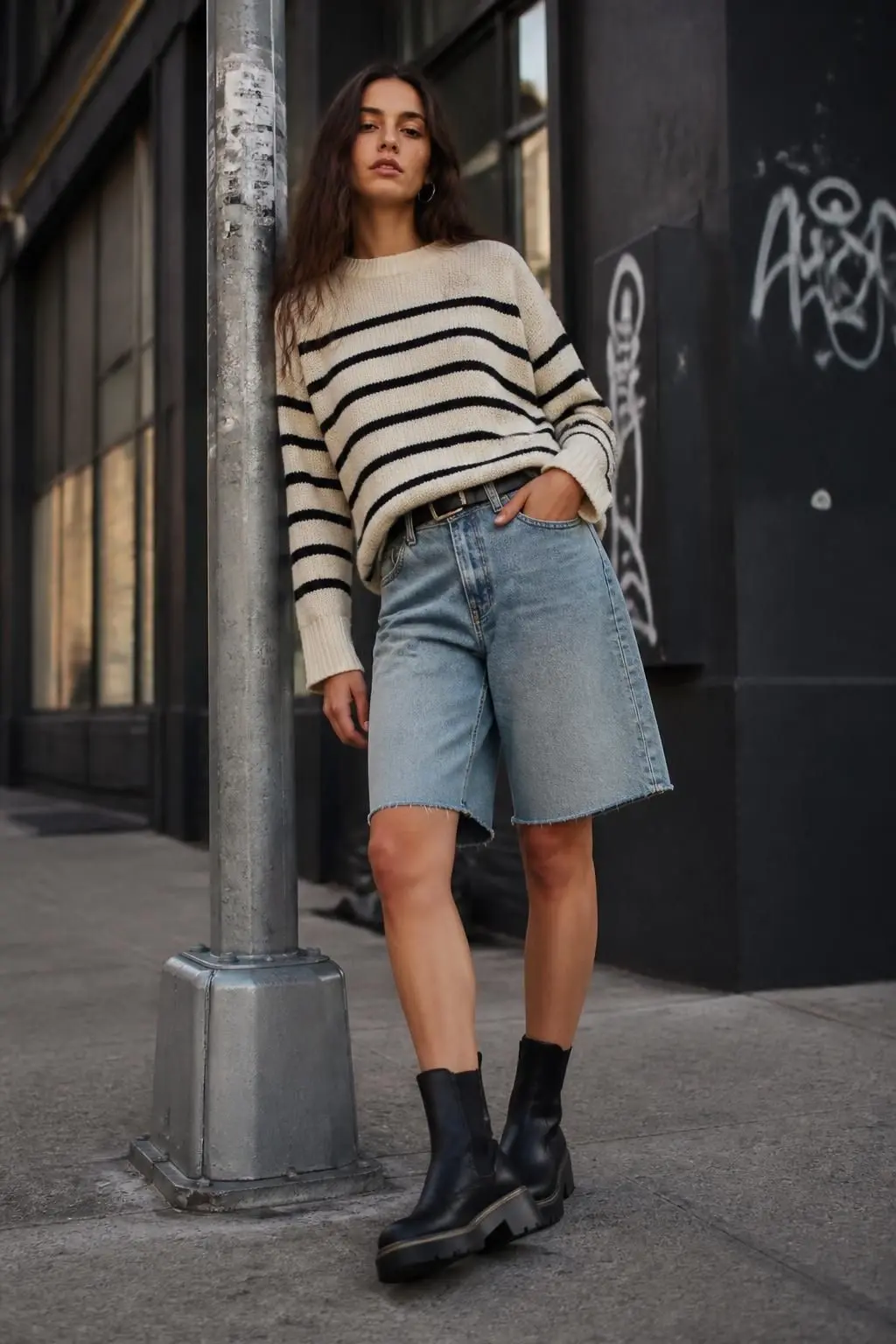 27 Jorts Outfits That Feel Effortless, Cool, and Genuinely Stylish 3 jorts outfits 678