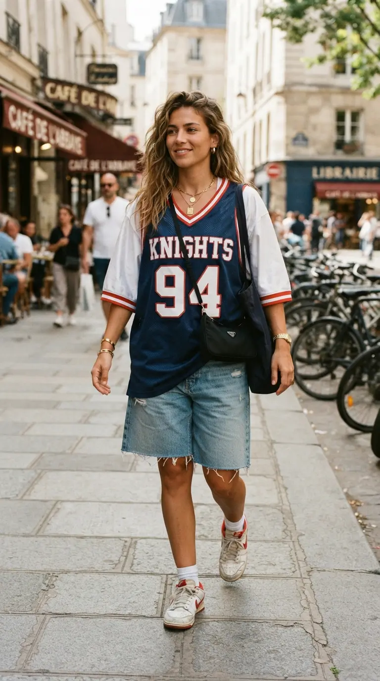 27 Jorts Outfits That Feel Effortless, Cool, and Genuinely Stylish 27 jorts outfits 702