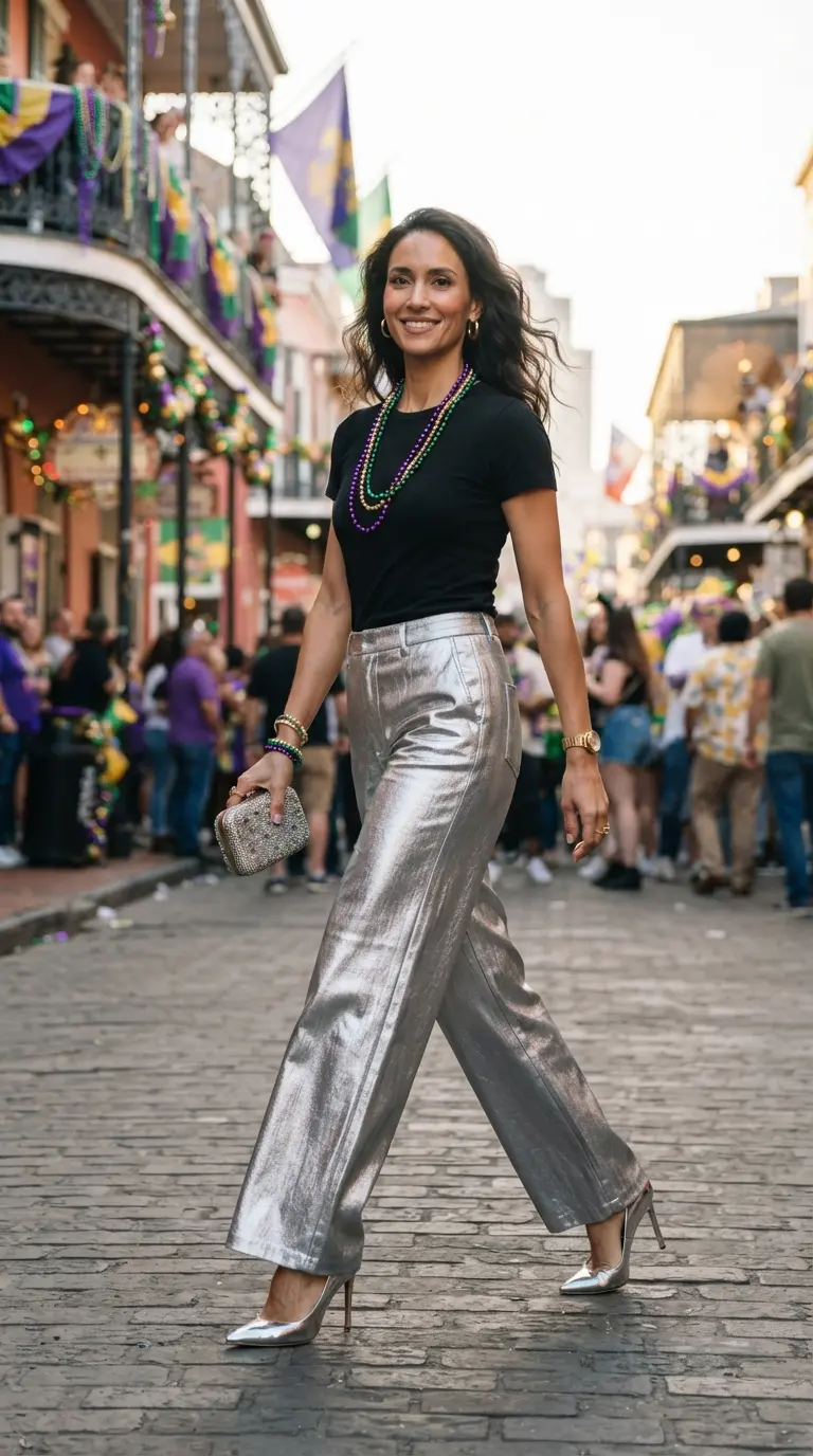 40 Mardi Gras Outfits That Are Fun, Festive, and Totally Party-Ready 7 mardi gras outfits 460
