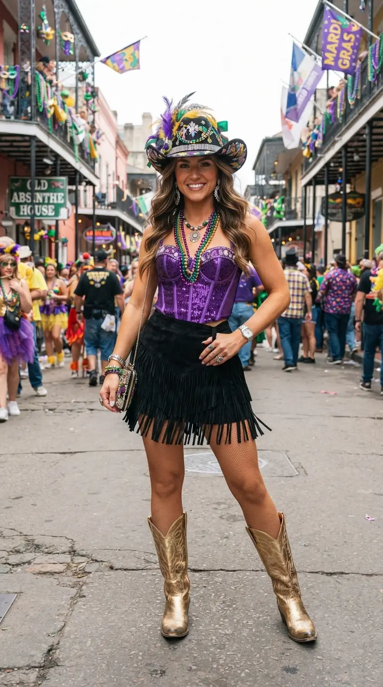 40 Mardi Gras Outfits That Are Fun, Festive, and Totally Party-Ready 10 mardi gras outfits 463