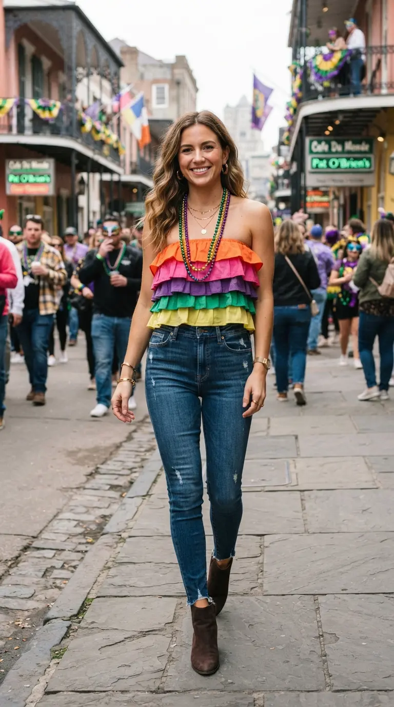 40 Mardi Gras Outfits That Are Fun, Festive, and Totally Party-Ready 14 mardi gras outfits 467
