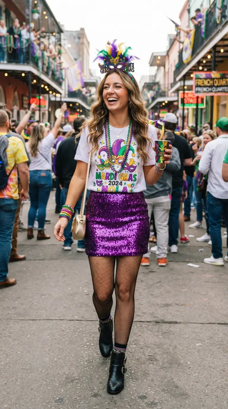 40 Mardi Gras Outfits That Are Fun, Festive, and Totally Party-Ready 16 mardi gras outfits 469