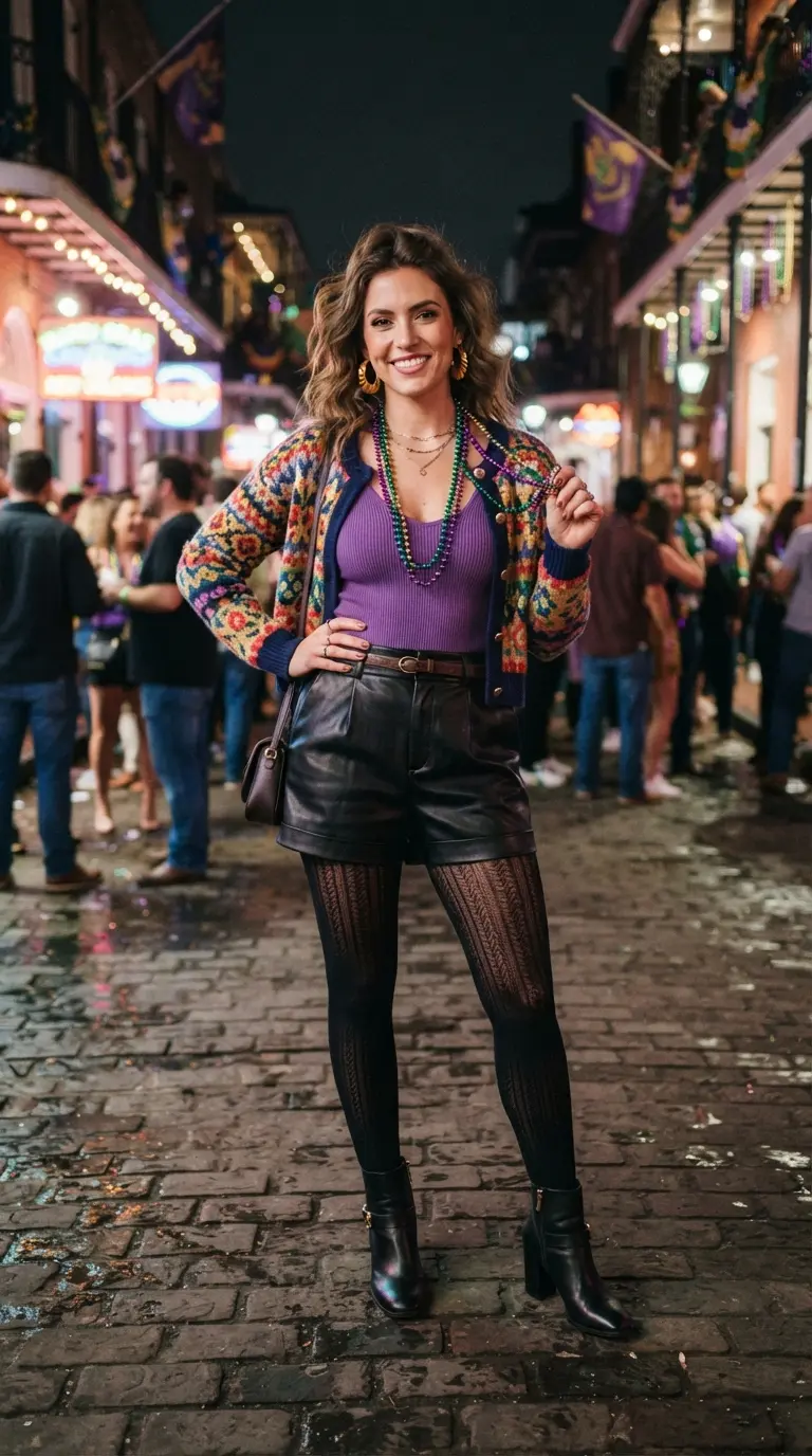 40 Mardi Gras Outfits That Are Fun, Festive, and Totally Party-Ready 25 mardi gras outfits 478