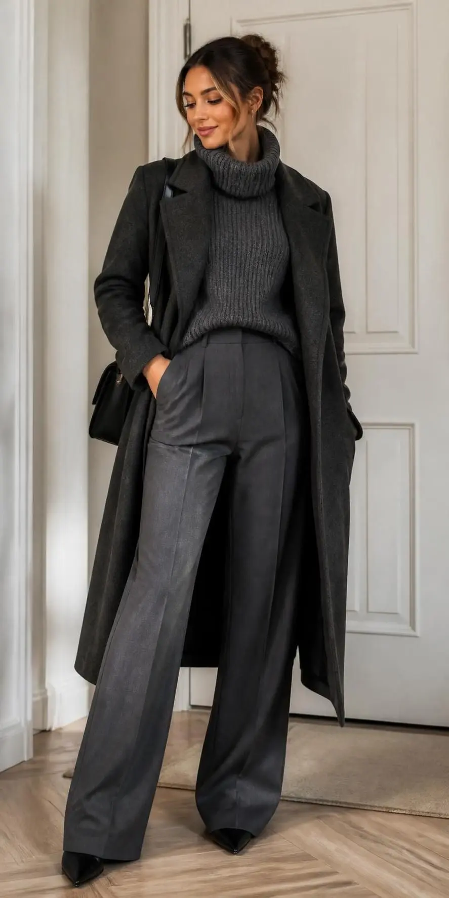 25 Cute Cold Weather Outfits That Keep You Warm and Stylish 4 mini denim skirt outfits 779