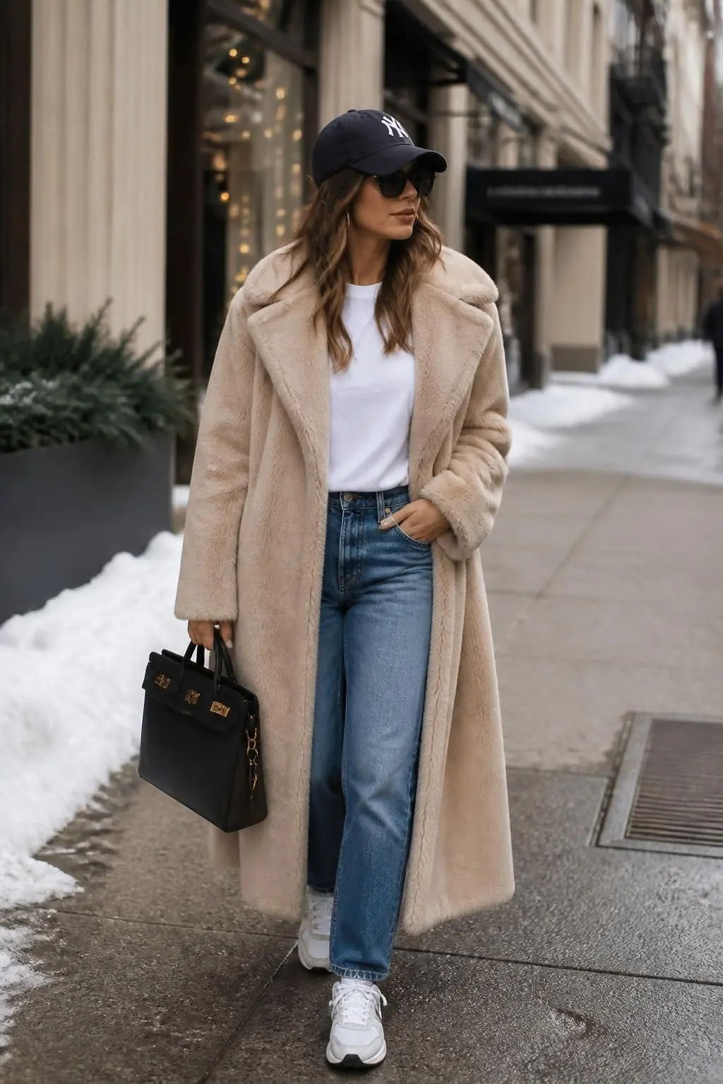25 Winter Outfit Ideas That Are Cozy, Stylish, and Easy to Wear 7 mini denim skirt outfits 783