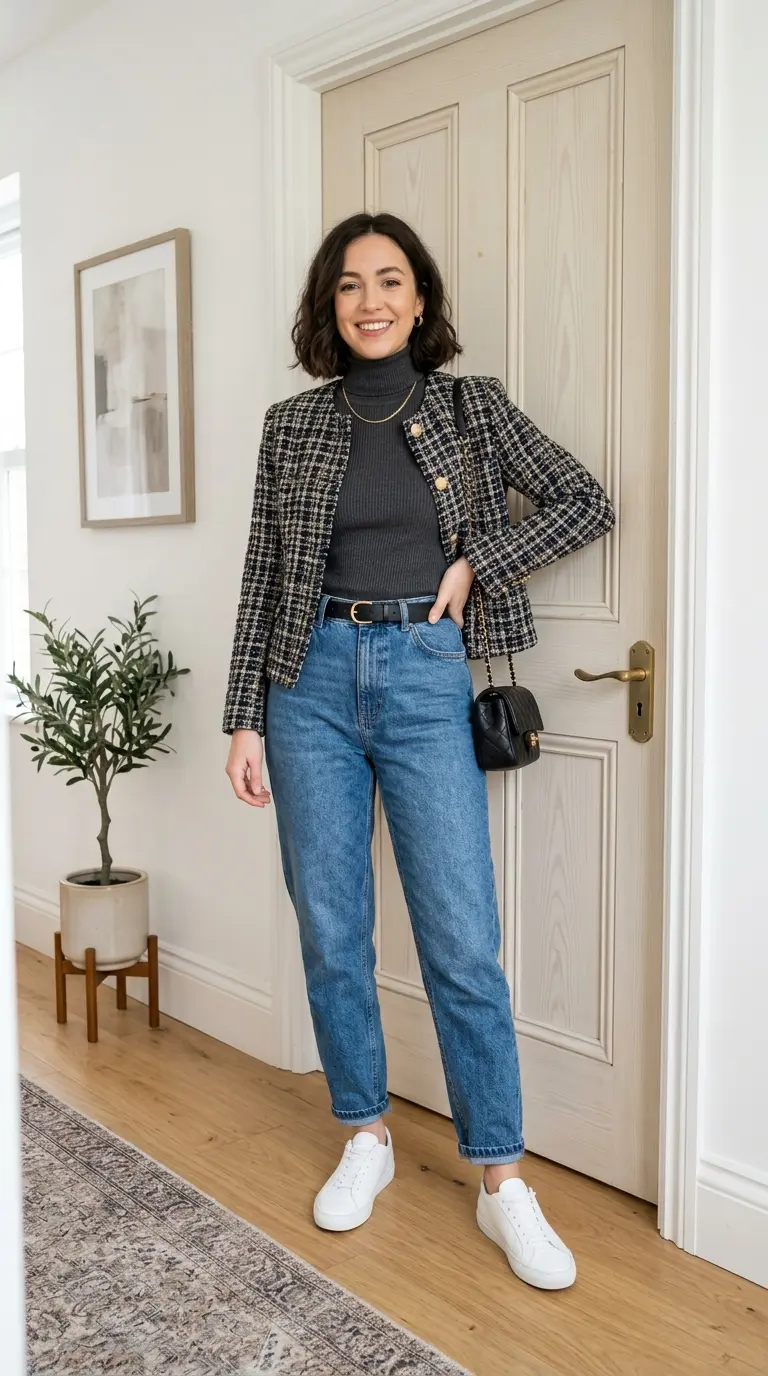 29 Mom Jeans Outfits That Make Everyday Style Look Effortlessly Chic 3 mom jeans outfits 1747