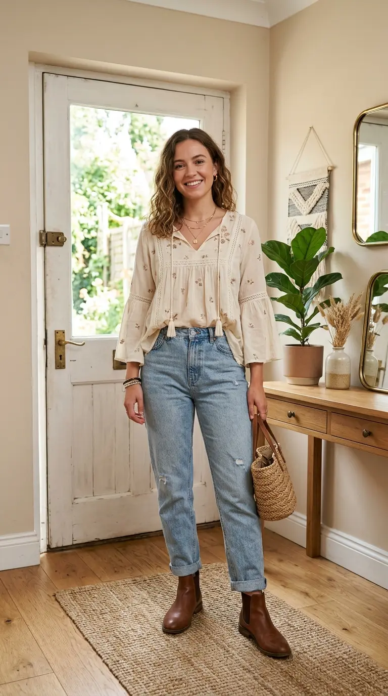 29 Mom Jeans Outfits That Make Everyday Style Look Effortlessly Chic 13 mom jeans outfits 1757