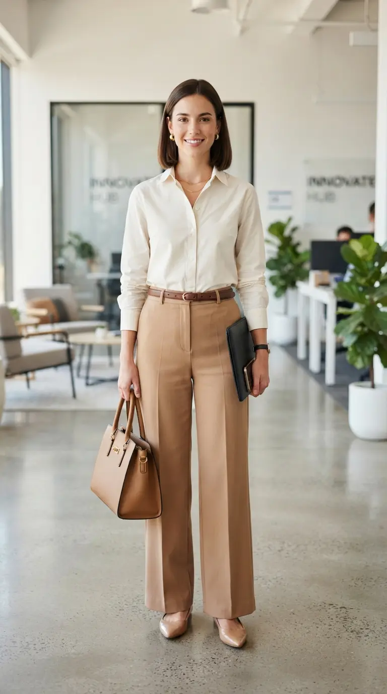 20 Professional Interview Outfits for Women That Look Polished & Confident 5 professional interview outfits for women 612