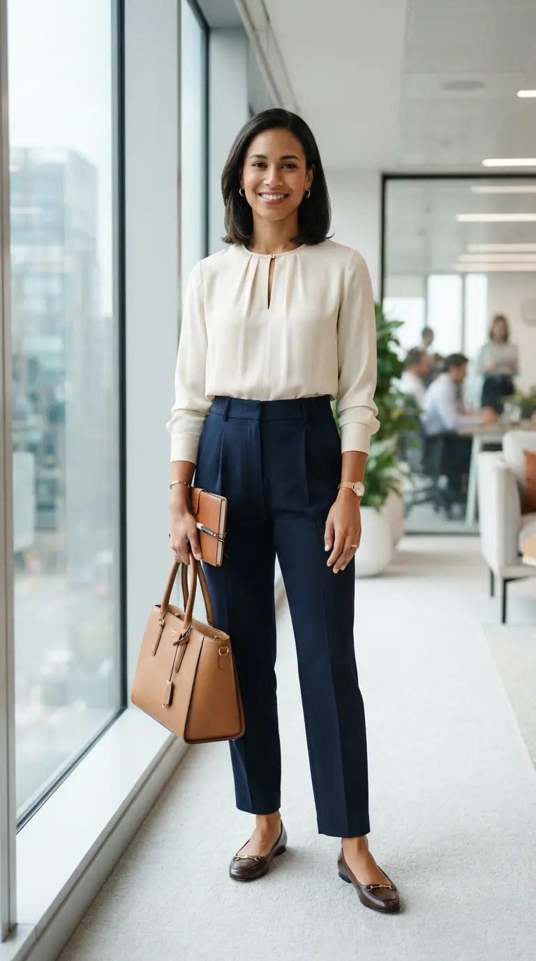 20 Professional Interview Outfits for Women That Look Polished & Confident 15 professional interview outfits for women 622