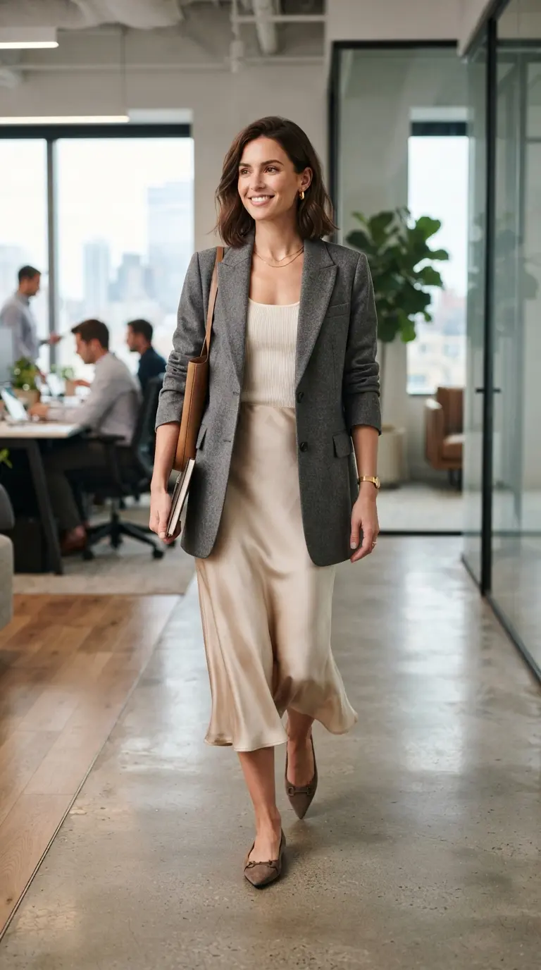 20 Professional Interview Outfits for Women That Look Polished & Confident 19 professional interview outfits for women 626