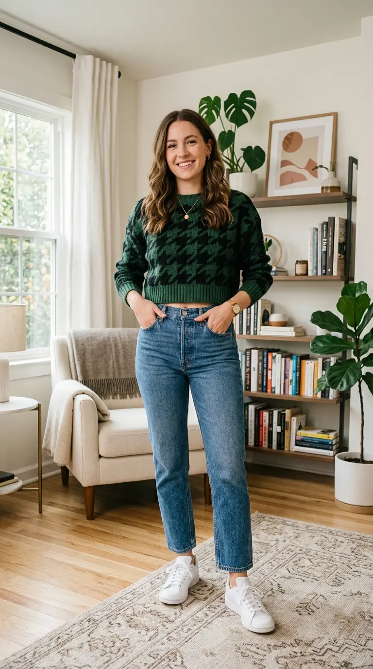 21 Sweater and Jeans Outfits That Look Cozy, Chic, and Effortlessly Stylish 17 sweater and jeans outfits 1824