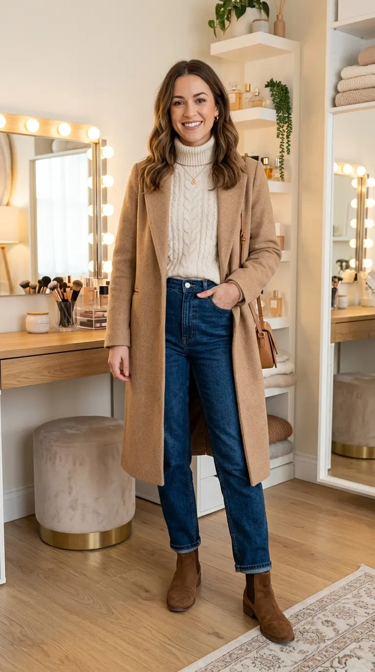 21 Sweater and Jeans Outfits That Look Cozy, Chic, and Effortlessly Stylish 22 sweater and jeans outfits 1829