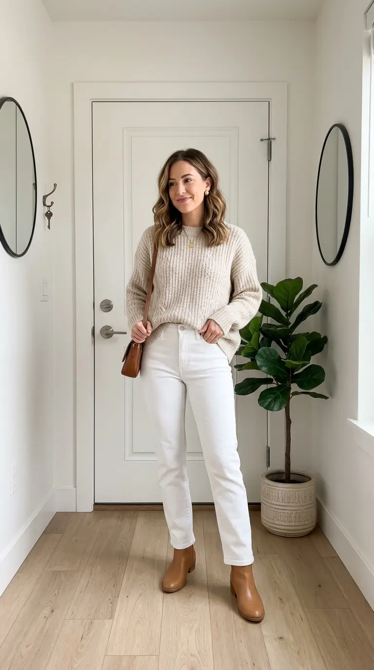 What to Wear With White Jeans: 30 Chic Outfit Ideas for Every Season 31 what to wear 515