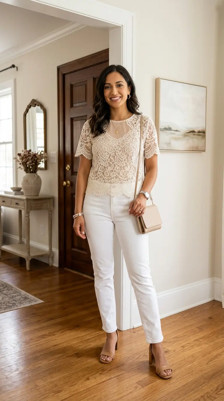 What to Wear With White Jeans: 30 Chic Outfit Ideas for Every Season 26 what to wear 533