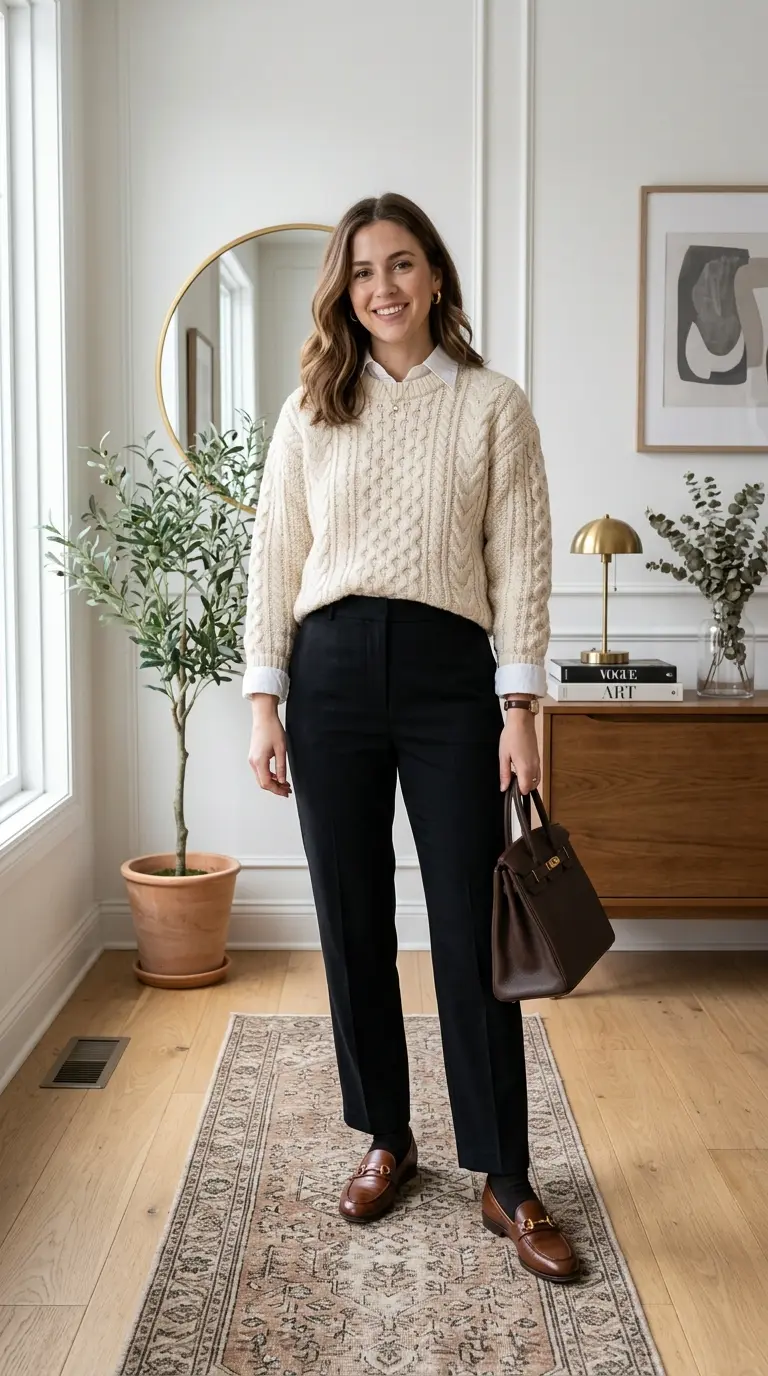 winter business casual outfits 146