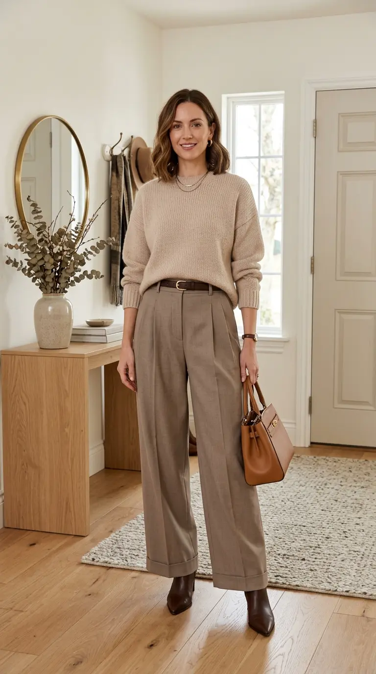 winter business casual outfits 148