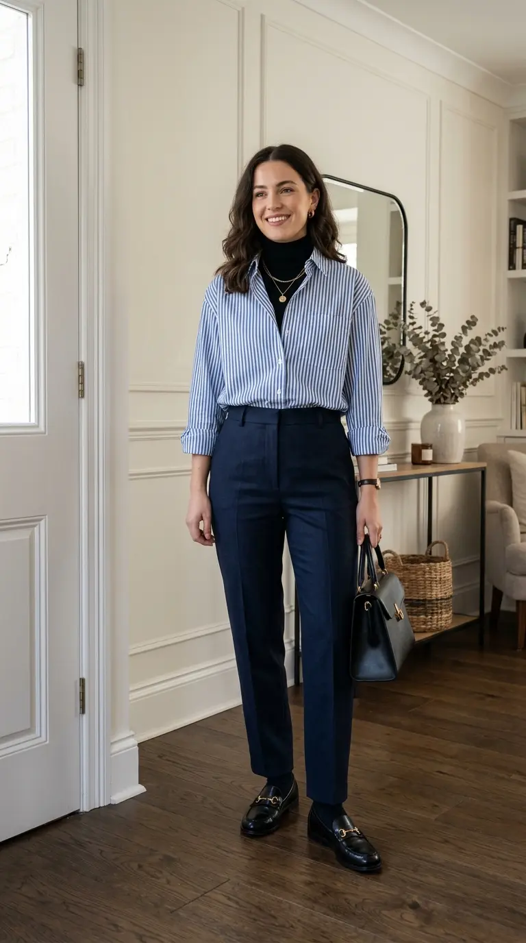 winter business casual outfits 153