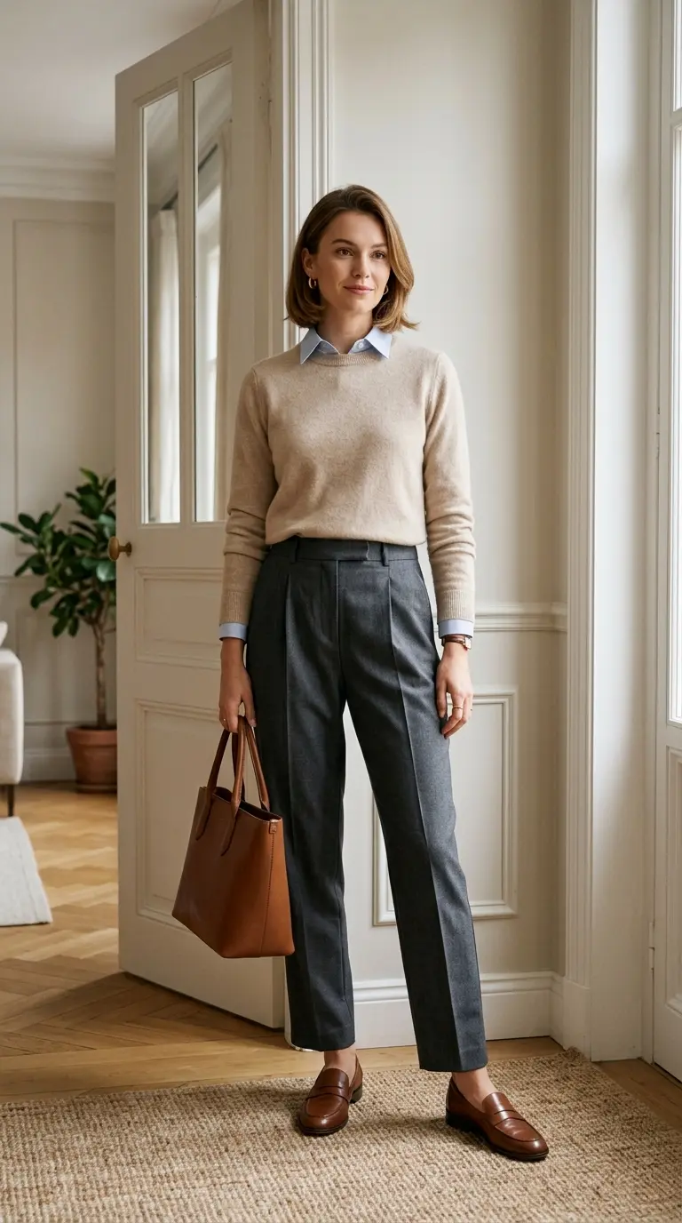 winter business casual outfits 158
