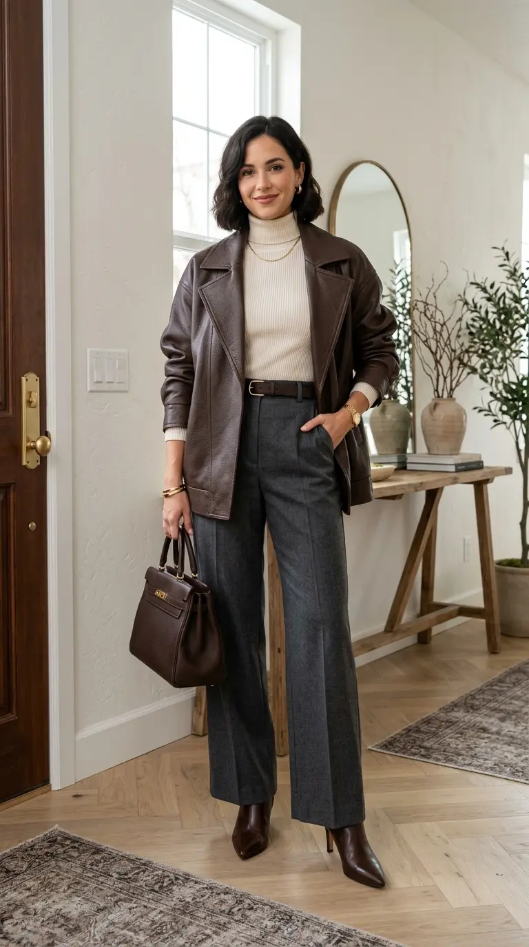winter business casual outfits 159
