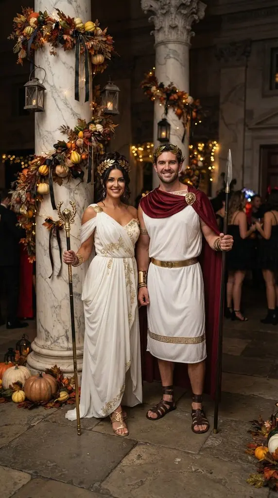 Couple dressed as Greek deities 202609071036