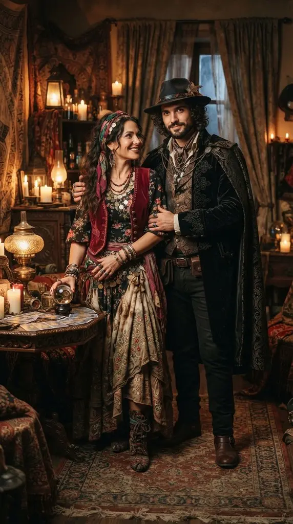 Couple posing as fortune teller 202609071035