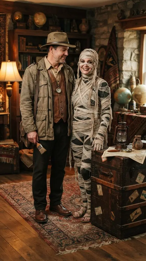 Couple posing as mummy and 202609071036
