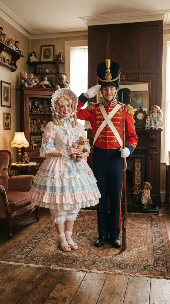 Couple posing in costume 202609071035