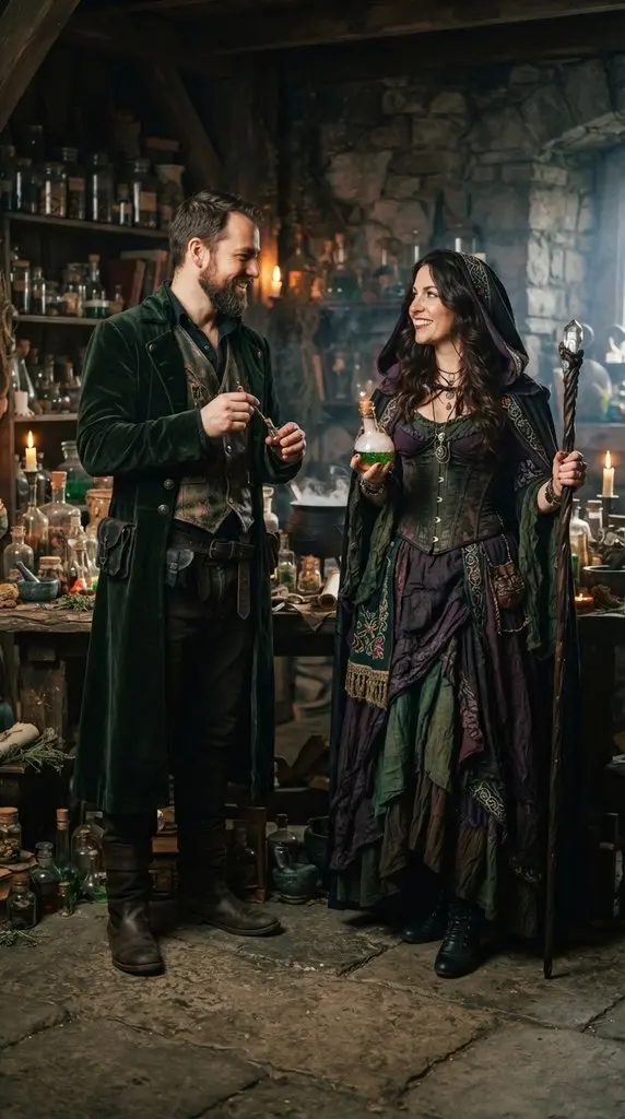 Couple standing at potion table 202609071035