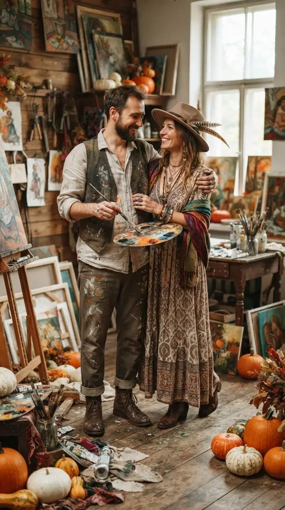 Couple standing in creative studio 202609071035
