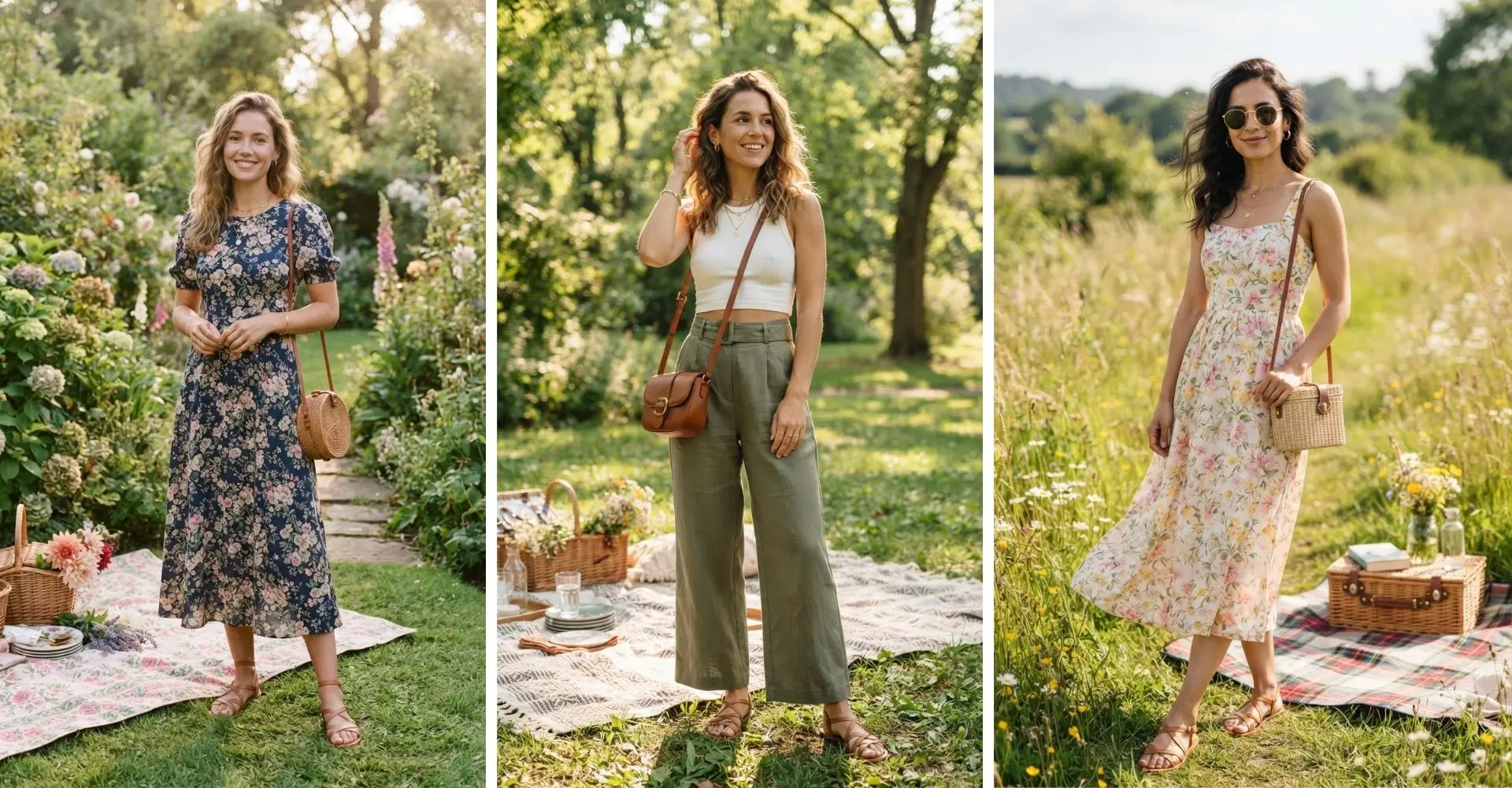 20 Cute Picnic Date Outfits That Feel Effortless, Romantic & Stylish 1 Cute Picnic Date Outfits