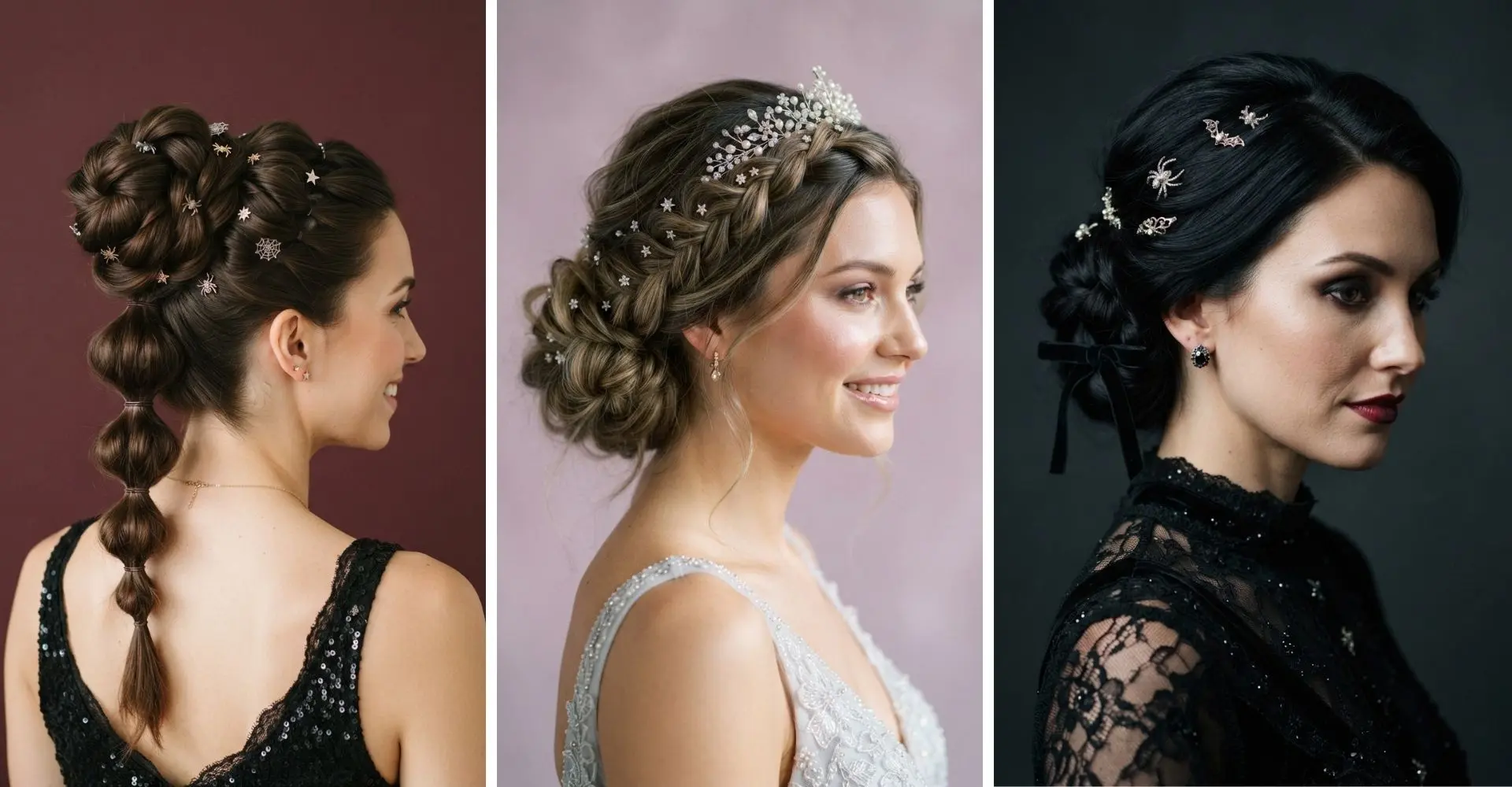 26 Halloween Updos Hairstyles Ideas for a Girly Glam Style 1 Dreamy Easy Halloween Hairstyles Ideas 2