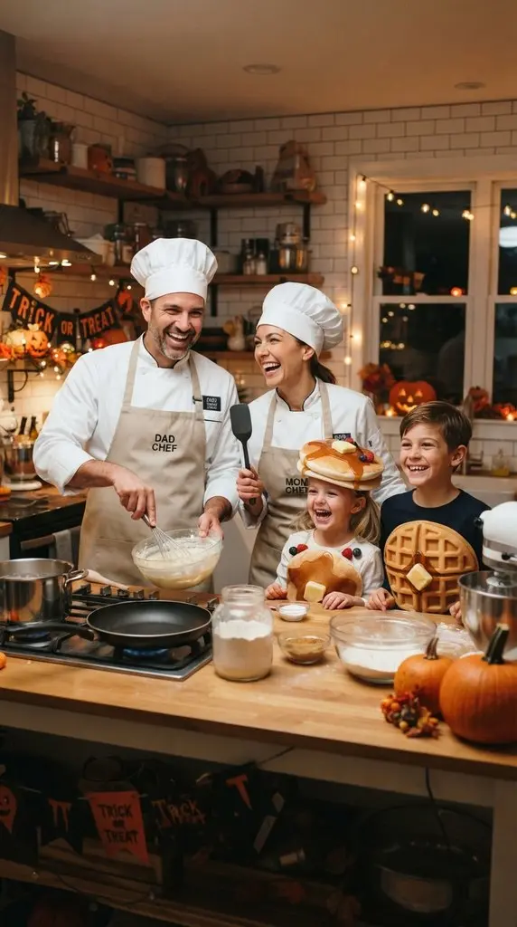 Family dressed as breakfast foods 202609071057