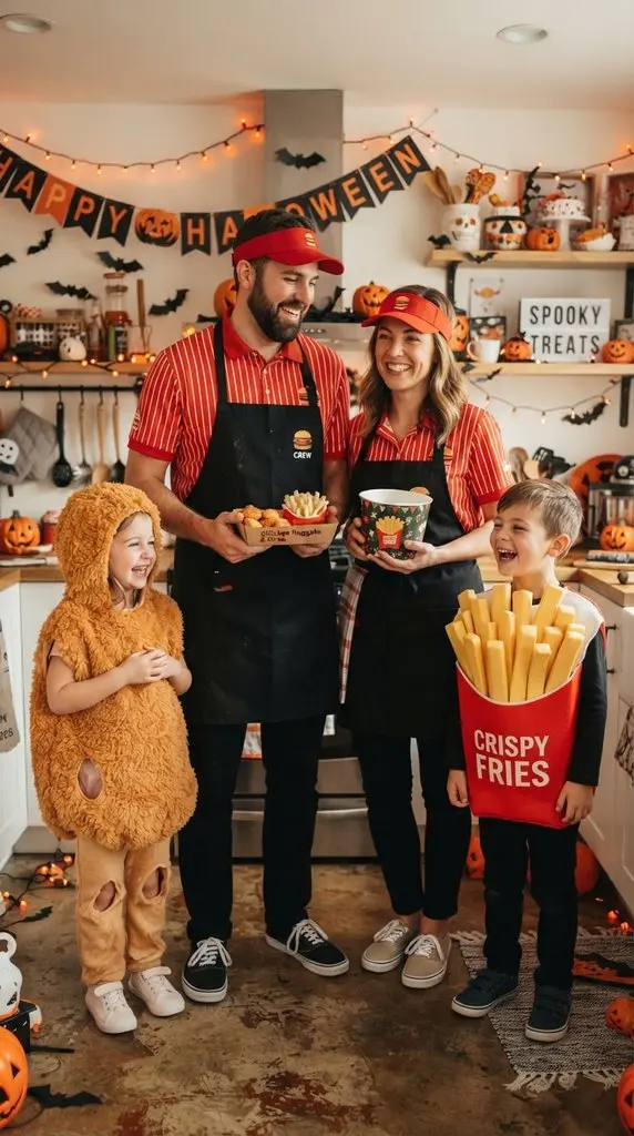 Family dressed as fast food team 202609071258